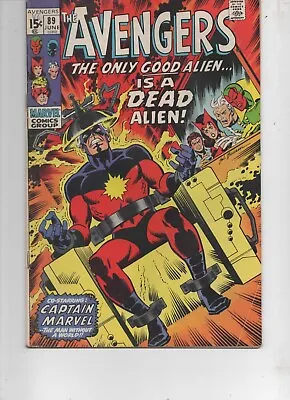 Buy THE AVENGERS, Marvel Comics, #89, June 1971 • 18.95£