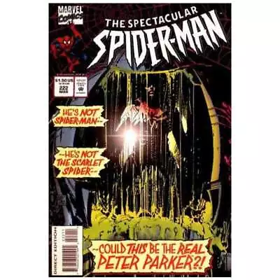 Buy Spectacular Spider-Man (1976 Series) #222 In NM Minus Cond. Marvel Comics [q` • 5.10£