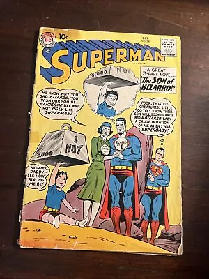 Buy Superman #140 - 1st App Bizarro Supergirl & Blue Kryptonite  1960 • 31.98£