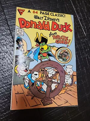 Buy Walt Disney's DONALD DUCK #250 FINDS PIRATE GOLD CARL BARKS GLADSTONE NEW VF-NM • 11.93£