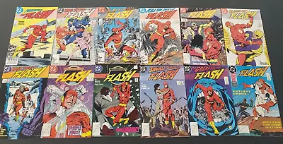 Buy Flash #1-12 (1987-88) Wally West Is Flash Vs Vandel Savage 1st App Speed Demon • 55.19£