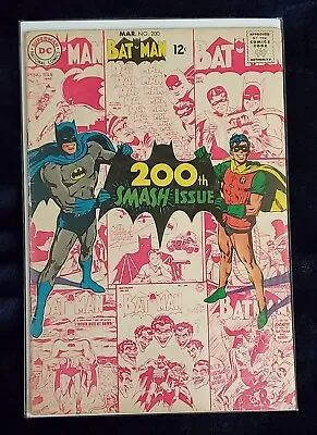 Buy Batman #200 (1968, DC) Joker, Penguin, Scarecrow, Bob Kane, 1st Neal Adams! - VG • 40.15£