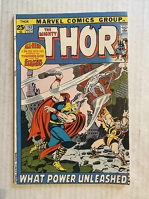 Buy Mighty Thor 193 Marvel 1971 Double Size Issue Silver Surfer • 47.80£