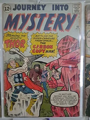 Buy Journey Into Mystery Thor #90, VG/Fn 5.0 (1963) 1st Appearance Carbon Copy Man • 237.51£