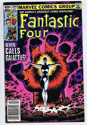 Buy Fantastic Four #244 Marvel 1982  1ST APPEARANCE NOVA (FRANKIE RAYE ) John Byrne • 15.99£