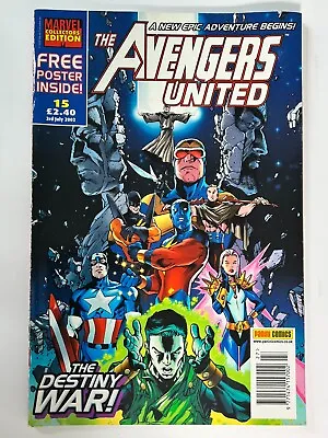 Buy The Avengers United Issue #15 Marvel Collectors’ Edition Free Poster GOOD 2002 • 7.99£