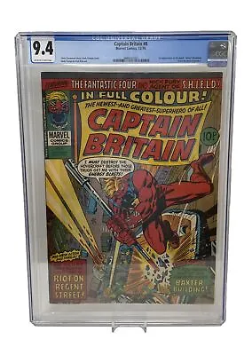 Buy Captain Britain #8 CGC 9.4 1st Elizabeth Braddock Psylocke Marvel Comics X-Men • 1,027.78£