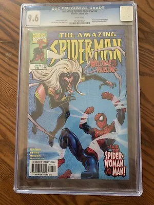 Buy 1999 Amazing Spider-Man V2 #6 Legacy #447 Madame Web Cover NEWSSTAND CGC 9.6 WP • 120.36£