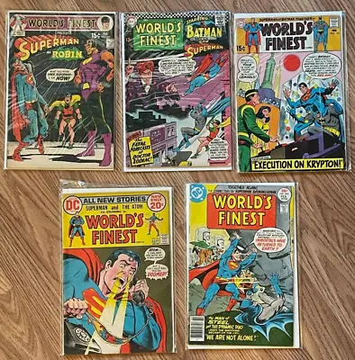 Buy World's Finest #200, 213, 160, 191, 243**FIVE COMIC LOT!** -1971 -DC Comics • 12.06£