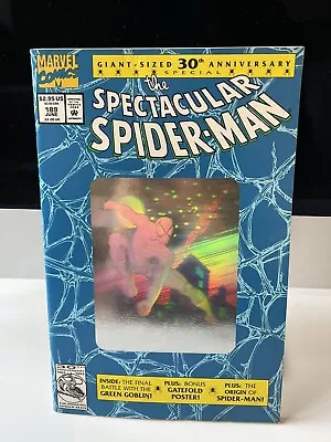 Buy Marvel Comics The Spectacular Spider-man #189 Rare Hologram 30th Anniversary • 5£