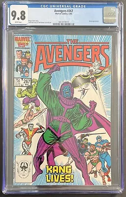 Buy Avengers #267 CGC 9.8 WHITE PAGES! COUNCIL OF KANGS! 🔥🔑 • 103.93£