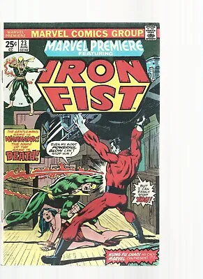Buy Marvel Premiere Comic, Featuring Iron Fist   #23 FVF • 15.99£