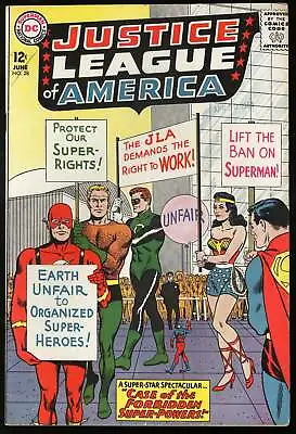 Buy Justice League Of America #28 DC 1964 (VF-) 2nd App Tattooed Man! L@@K! • 68.75£