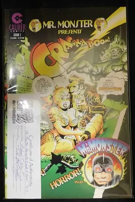 Buy Mr. Monster Presents Crack-a-boom 1-3 Caliber Comic Set Signed Gilbert 1997 Vf • 11.99£