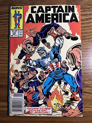 Buy Captain America 335 Newsstand 1st App Watchdogs Marvel Comics 1987 B • 9.46£