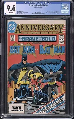 Buy Brave And The Bold #200 CGC 9.6 NM+ Key 1st Batman & Outsiders 1981 DC Comics • 94.60£