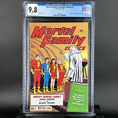 Buy Marvel Family Comics #1 Facsimile Reprint 1st Black Adam CGC 9.8 NM/M Gem Wow • 64.29£