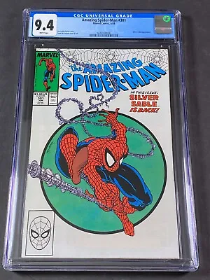 Buy The Amazing Spider-Man #301 1988 CGC 9.4 4280500006 Todd McFarlane White Pages • 135.92£