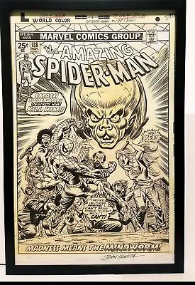 Buy Amazing Spider-Man #138 By Gil Kane 11x17 FRAMED Original Art Poster Marvel Comi • 47.90£