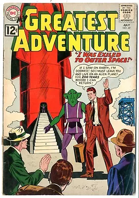 Buy My Greatest Adventure  # 69   VERY GOOD    July 1962    Bottom Staple Pull • 23.72£