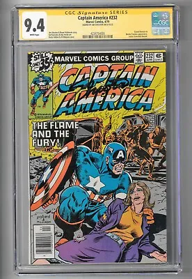 Buy Captain America #232 CGC SS 9.4 (1979, Marvel) Peggy Carter, Signed Jim Shooter • 106.73£