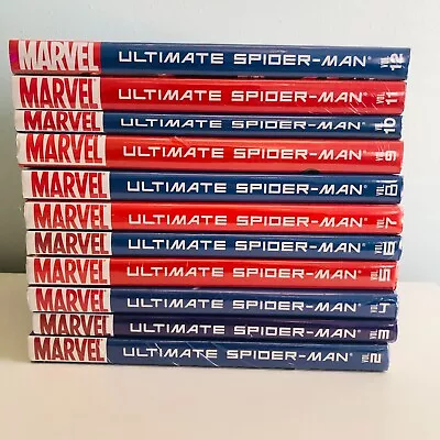 Buy Ultimate Spider-Man Volumes 2-12 SEALED Marvel Deluxe Hardcover Set Lot Run NEW • 614.30£