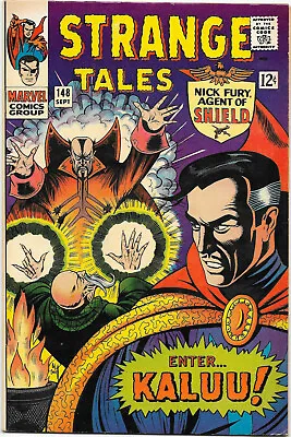 Buy Strange Tales #148, Marvel 1966, Nick Fury, Kirby / O'Neil, Everett, FN-VF • 63.19£