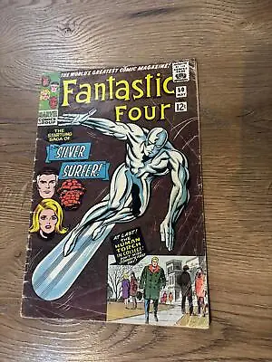 Buy Fantastic Four #50 - Marvel Comics -  1966 - 3rd App Silver Surfer • 109.95£