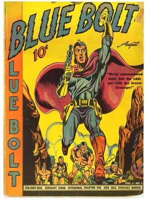 Buy Color Reprint BLUE BOLT #1-5 (50 Pages Of Stories) By Joe Simon & Jack Kirby • 27.97£