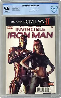 Buy Invincible Iron Man #7A Deodato CBCS 9.8 2016 20-1C04DD0-003 • 290.37£