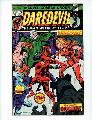 Buy Daredevil #123 Comic Book 1975 FN+ 1st App Jackhammer Marvel Comics • 6.42£