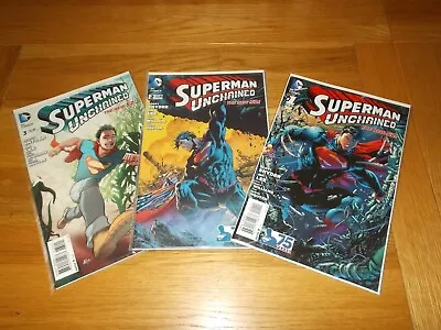 Buy 3 X DC Comics Superman Unchained  New 52  1-3  Complete Run • 2.99£
