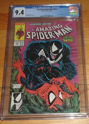 Buy Amazing Spider-man #316 Key Issue First Venom Cover Mcfarlane Classic Cgc 9.4 • 190.29£