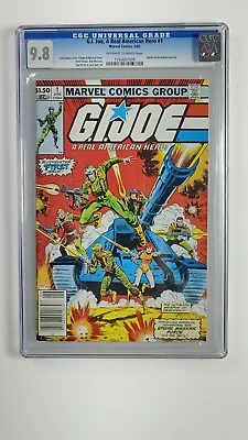 Buy G.I. Joe, A Real American Hero #1 CGC 9.8 Newsstand 1982 NM/MT GI 1st Appearance • 1,903.18£