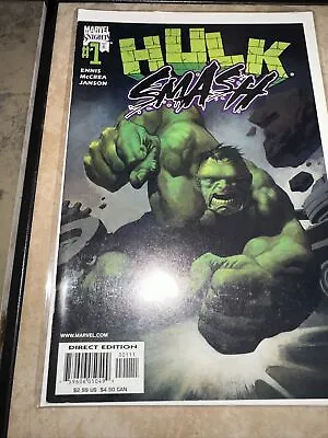 Buy Hulk Smash #1  MARVEL Comics 2001 VF+ Combine Shipping • 2.38£