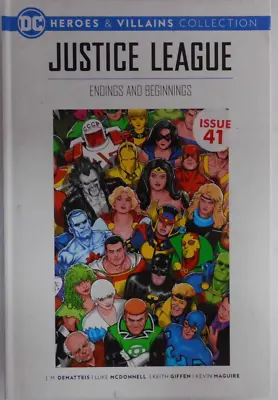 Buy DC Comics Heroes & Villains Hardback Graphic Novel Collection #41 Justice League • 18.49£