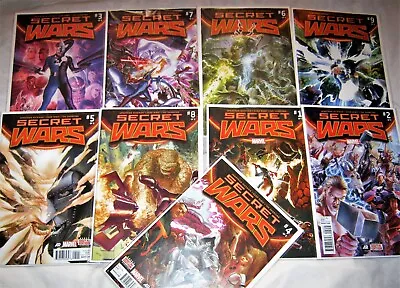 Buy MARVEL SECRET WARS 🔥 FULL SET  1-9 🔑 Key Issues #2 #5 Deadpool MCU Comics Ex • 65£