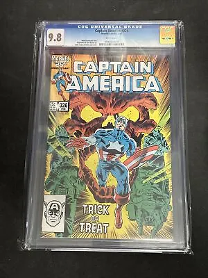 Buy Captain America #326 CGC 9.8 Mike Zeck & Bob McLeod Cover (Marvel 1987) • 78.87£