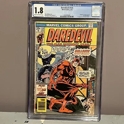 Buy Daredevil #131 CGC 1.8 (1st Appearance Of Bullseye) Marvel 1976 • 67.61£