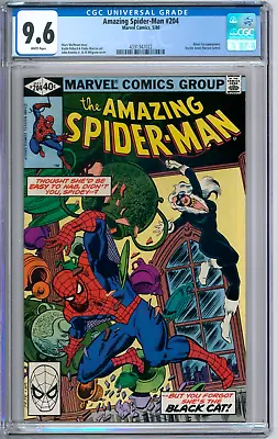 Buy Amazing Spider-Man 204 CGC Graded 9.6 NM+ Marvel Comics 1980 • 79.91£