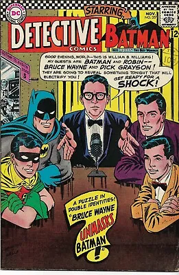 Buy Detective Comics #357 -Bruce Wayne Unmasks Batman VG (4.0) Back Issue • 12.99£
