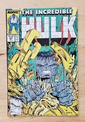 Buy The Incredible Hulk, Issue 343, Vintage, Marvel Comics, 1988 • 25.99£