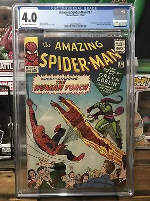 Buy Amazing Spider-Man 17 Cgc 4.0 2nd Appearance Of Green Goblin • 276.26£