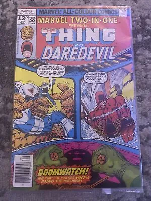 Buy MARVEL TWO-IN-ONE #38 VF (Marvel 1978) The Thing And Daredevil, Slifer Wilson • 7.99£