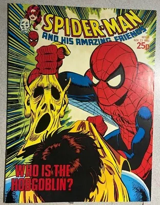 Buy SPIDER-MAN AND HIS AMAZING FRIENDS #559 (1983) Marvel Comics UK Hobgoblin FINE- • 11.85£