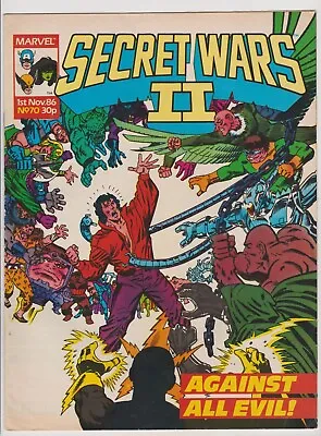 Buy Secret Wars II #70 1986 Fine+ Marvel UK • 4.50£