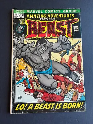 Buy Amazing Adventures #11 - 1st Appearance Of Furry Beast (Marvel, 1972) G/VG • 47.07£