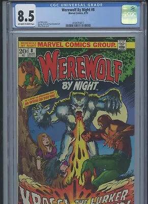 Buy Werewolf By Night #8 1973 CGC 8.5~ • 59.96£