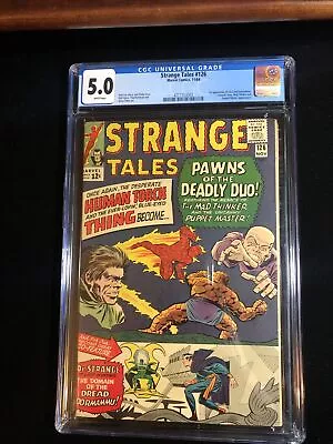Buy Strange Tales #126, CGC 5.0, 1964, White Pages, 1st Appearance Clea & Dormammu • 287.83£