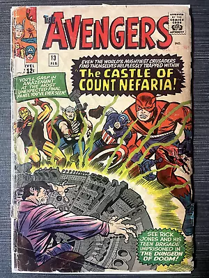 Buy Avengers #13 (1965) Silver Age Marvel Comic Book 1st Count Nefaria! Jack Kirby! • 23.99£